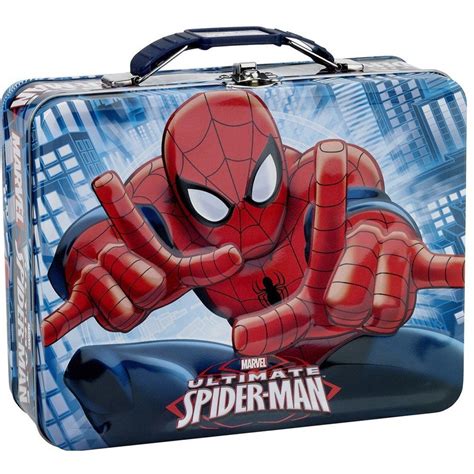 spiderman metal tin lunch box amazon|spider-man backpack with lunch box.